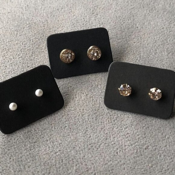 Set of 3 ~ Earrings ~ Elegant Style Brand New - Picture 1 of 7